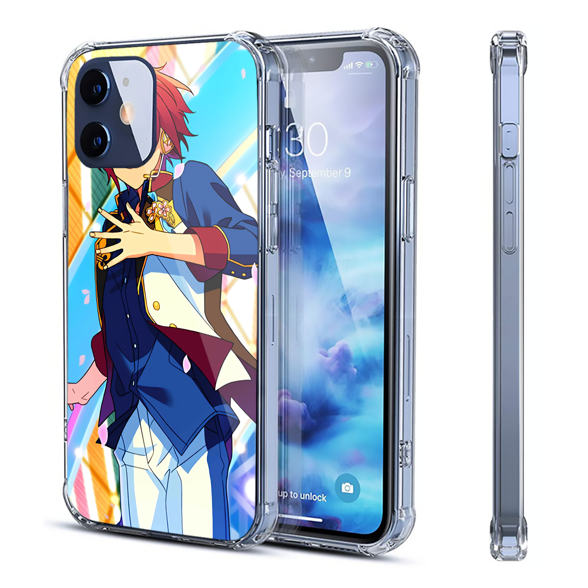 （画像用） あんさんぶるスターズ! Ensemble Stars 【iPhone 12シリーズ対応】透明スマホケース（クリアソフトケース）